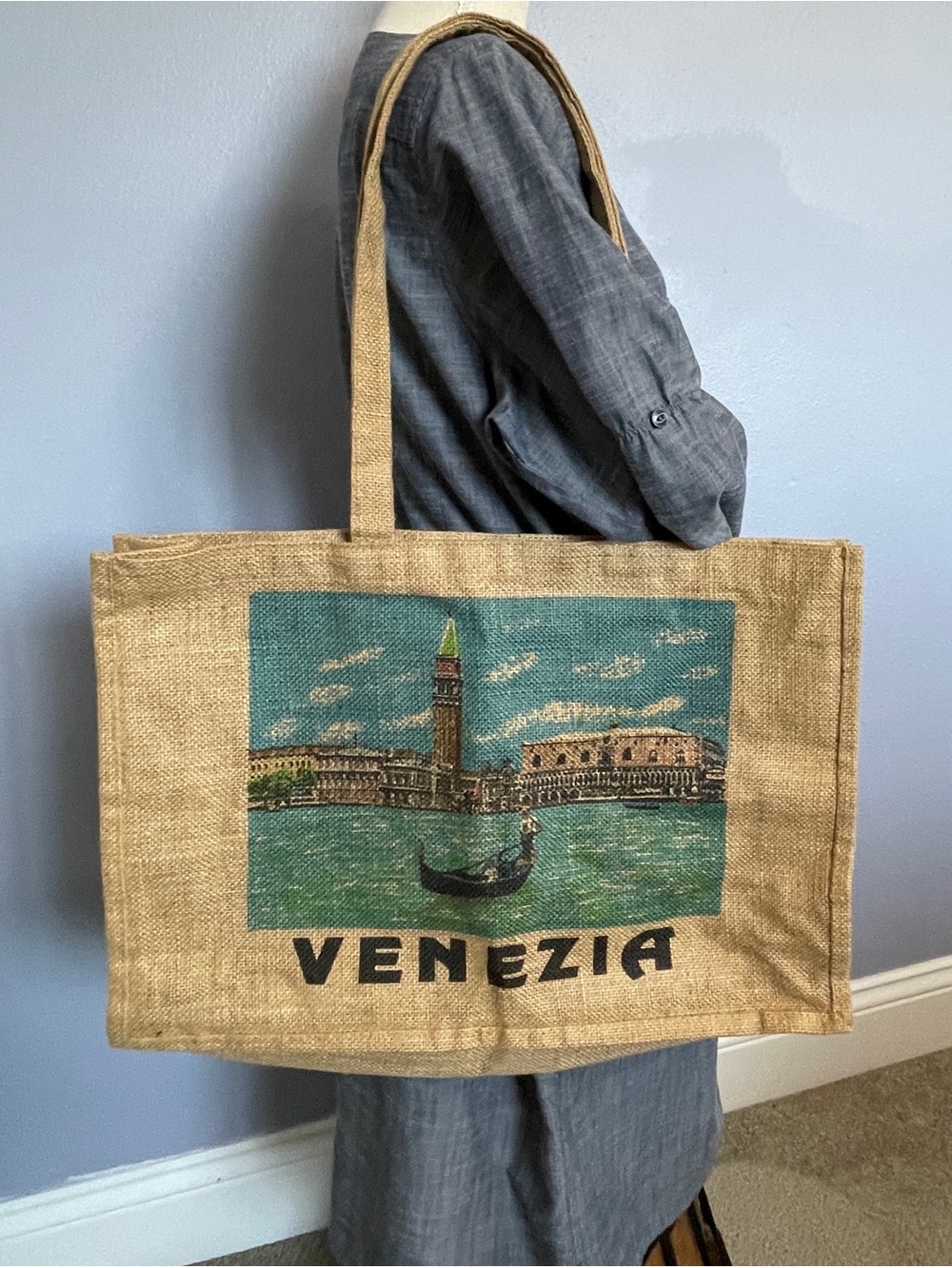 Rustic Venetian Souvenir Market Tote